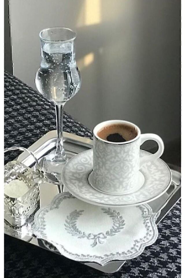 - 6 ADET ÇELİK PASLANMAZ SUNUM TEPSİ
