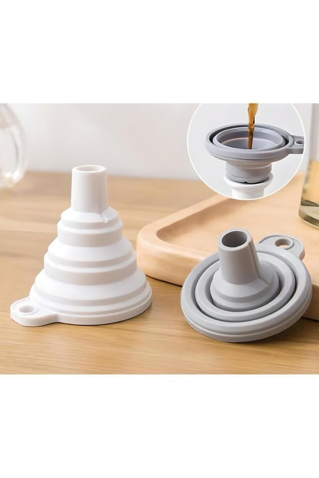 - KATLANABİLİR MINI SILIKON HUNİ