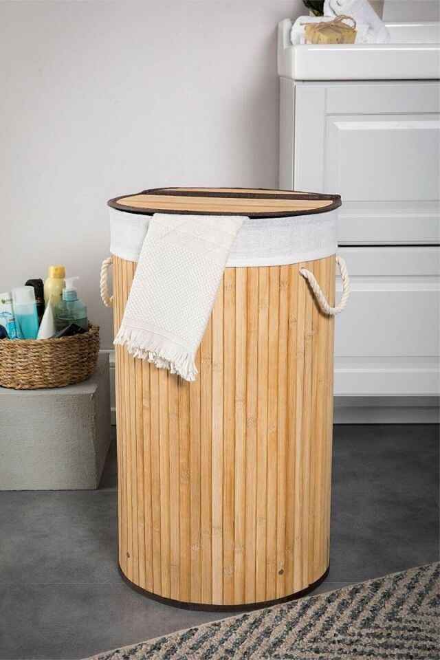 - NATUREL BAMBU YUVARLAK KİRLİK