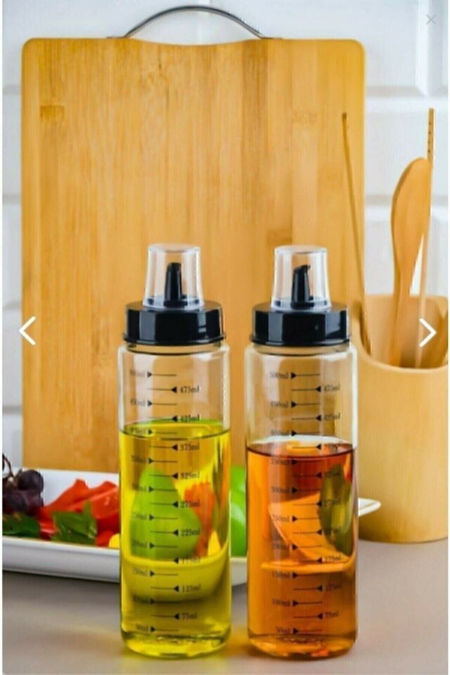 - 2 ADET 500 ML CAM YAĞLIK