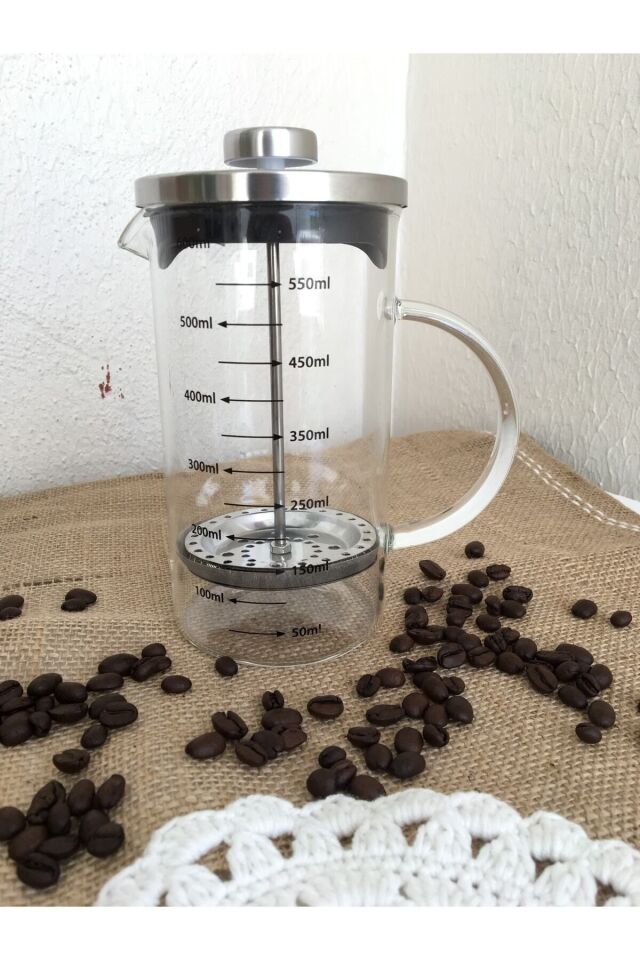 - FRENCH PRESS, BİTKİ ÇAY DEMLEME